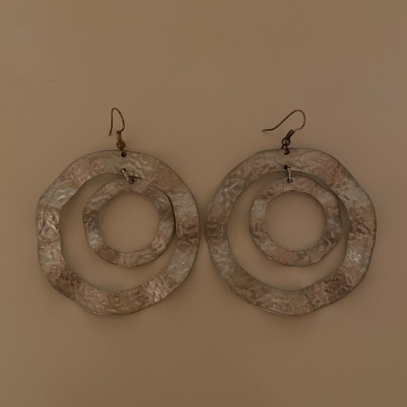 Handmade in Italy silver earrings - Picture 2 of 3